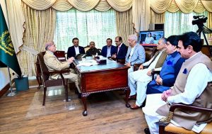 MNAs from PMLN Khel Das Kohistani, Dr. Darshan and Nelson Azeem, and MNAs from PPPP Ramesh Lal and Naveed Amir called on Prime Minister Muhammad Shehbaz Sharif.