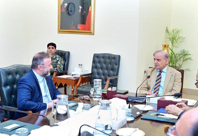 World Bank's outgoing Country Director for Pakistan Najy Benhassine calls on Prime Minister Muhammad Shehbaz Sharif