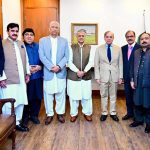 MNAs from PMLN Khel Das Kohistani, Dr. Darshan and Nelson Azeem, and MNAs from PPPP Ramesh Lal and Naveed Amir called on Prime Minister Muhammad Shehbaz Sharif.