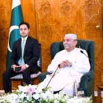 President Asif Ali Zardari addressing the leaders and workers of the Pakistan People's Party, at Aiwan-e-Sadr