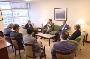 Federal Minister for Economic Affairs, Ahad Cheema, held a meeting with Mr. Abdelhak Bedjaoui, Executive Director at the World Bank.