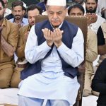Prime Minister Muhammad Shehbaz Sharif offers dua after Eid ul Azha prayers
