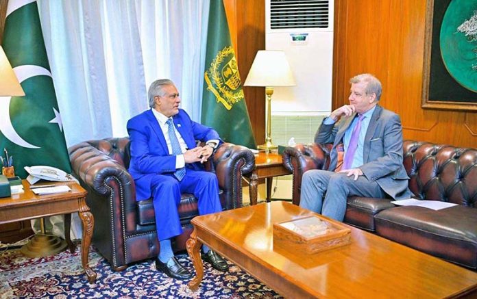 The Ambassador of Spain, Jose Antonio de Ory, called on Deputy Prime Minister and Foreign Minister, Senator Mohammad Ishaq Dar, at MoFA