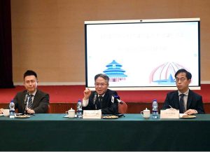 Chinese Ambassador to the Islamic Republic of Pakistan Jiang Zaidong briefing to media persons during the Celebration of International Day for Dialogue Among Civilizations Embassy of the people's Republic of China in the Islamic Republic of Pakistan themed on "Global civilization Initiative"