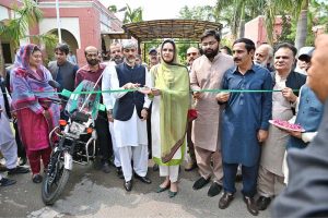 Deputy Commissioner Saba Asghar Ali addressing a seminar organized on World Environment Day