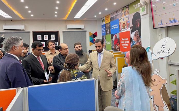 Federal Minister for National Health Services, Regulations & Coordination, Syed Mustafa Kamal visited Federal Directorate of Immunization