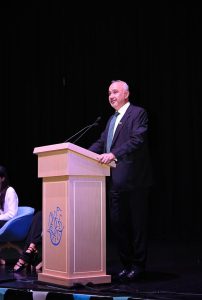 Ambassador Faisal Niaz Tirmizi, Pakistan’s Envoy to the United Arab Emirates, delivered keynote address at the Opening Ceremony of the North London Collegiate School Dubai Model United Nations (NLCSDMUN) Conference.