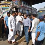Provincial Minister for Transport Bilal Akbar Khan along with Deputy Commissioner Captain (R) Nadeem Nasir visited the General Bus Stand to inquire about the collection of fares from passengers on the occasion of Eidul Azha