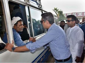 Provincial Minister for Transport Bilal Akbar Khan along with Deputy Commissioner Captain (R) Nadeem Nasir visited the General Bus Stand to inquire about the collection of fares from passengers on the occasion of Eidul Azha
