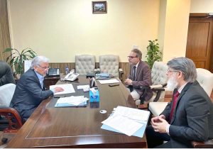 Rana Tanveer Hussain, Federal Minister for National Food Security & Research, discussing key initiatives to boost tobacco exports and enhance farmer welfare in federal capital.