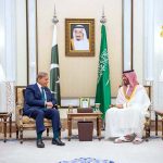 Prime Minister Muhammad Shehbaz Sharif met with His Royal Highness Prince Mohammed bin Salman bin Abdulaziz, the Crown Prince and the Prime Minister of the Kingdom of Saudi Arabia
