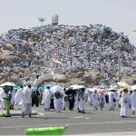 Hundreds of thousands of pilgrims from across the globe including Pakistan converged at Mount Arafat, also known as Jabal ar-Rahmah, to perform Waqoof-e-Arafat, the pivotal ritual marking the climax of the Hajj pilgrimage