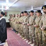 Field Marshal Syed Asim Munir, NI (M), Chief of Army Staff (COAS), offered Eidul Azha prayers while visiting forward positions along the Line of Control (LOC) to celebrate the occasion with frontline troops