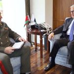 Defence Minister of the Republic of Belarus, Lt. Gen. Viktor Khrenin called on Minister for Defence, Khawaja Muhammad Asif