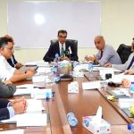 Adviser to the Prime Minister on Privatisation and Chairman Privatisation Commission, Muhammad Ali chairing the Privatisation Commission Board meeting