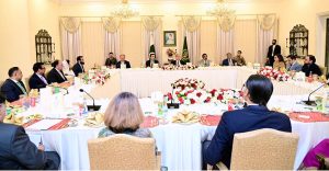 Prime Minister Muhammad Shehbaz Sharif hosted dinner in honour of high level diplomatic delegation headed by PPP Chairman Bilawal Bhutto Zardari that recently visited important world capitals to highlight Pakistan’s perspective on the recent Indian aggression.