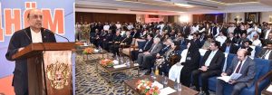 President Asif Ali Zardari addressing the 35th National Day celebrations of the Russian Federation