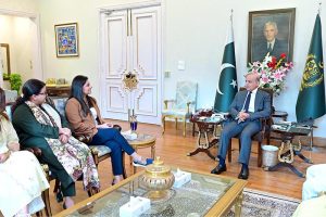 Former Captain of Pakistan Women Cricket Team and a renowned cricketer Ms. Sana Mir calls on Prime Minister Muhammad Shehbaz Sharif.