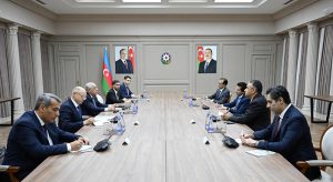 Federal Minister Ali Pervaiz Malik met the Prime Minister of Azerbaijan H.E Ali Asadov.