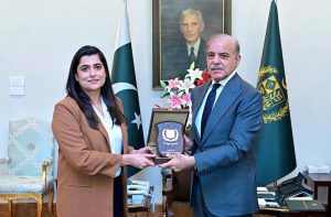Former Captain of Pakistan Women Cricket Team and a renowned cricketer Ms. Sana Mir calls on Prime Minister Muhammad Shehbaz Sharif.