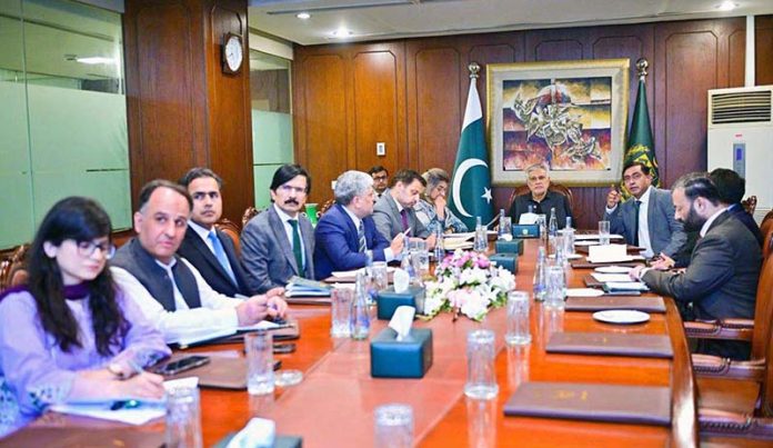 Deputy Prime Minister and Foreign Minister, Senator Mohammad Ishaq Dar chairing a meeting to review the ongoing evacuation of Pakistani nationals/zaireen presently stranded in Iran & Iraq at MoFA