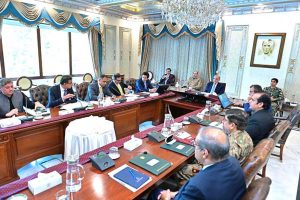Prime Minister Muhammad Shehbaz Sharif chairs a meeting on Power Sector Reforms.