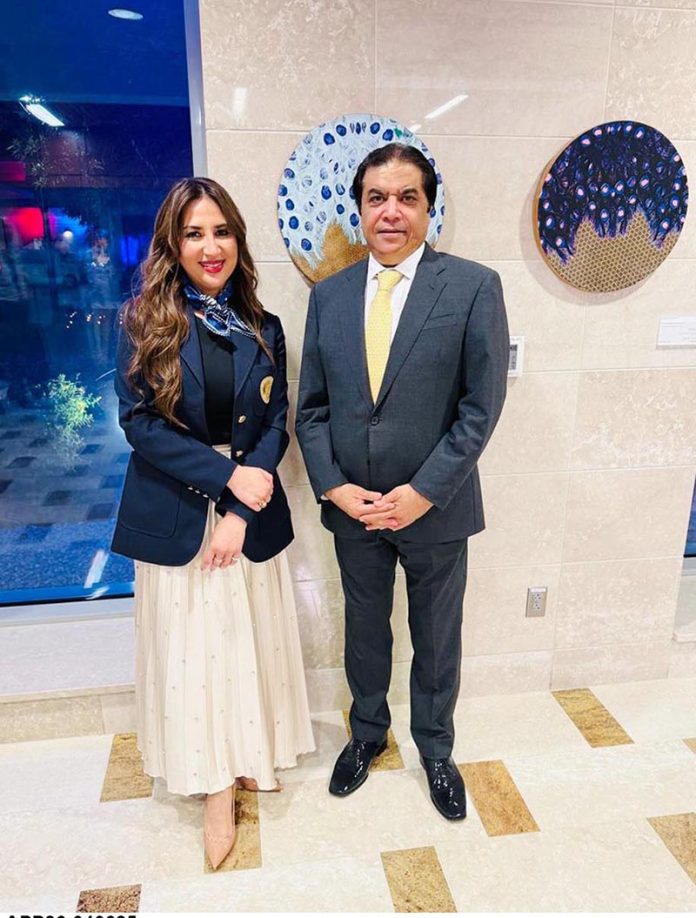 Federal Minister for Railways, Muhammad Hanif Abbasi, Meets with the Charge d’Affaires of the U.S. Embassy, Ms. Natalie Baker, on the Occasion of U.S’s 249th Independence Day Celebration