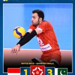 Pak volleyball team qualifies for AVC Nations Cup semis