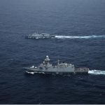 Italian Navy Ship participates in a bilateral exercise with Pakistan Navy ship