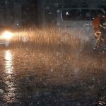Traffic disrupted in Abbottabad due to rainwater accumulation in low-lying areas