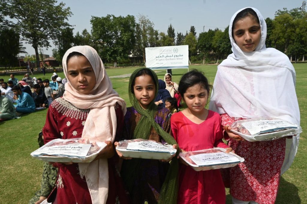 MWL distributes sacrificial meat of nearly 600 sheep to underprivileged families in Pakistan