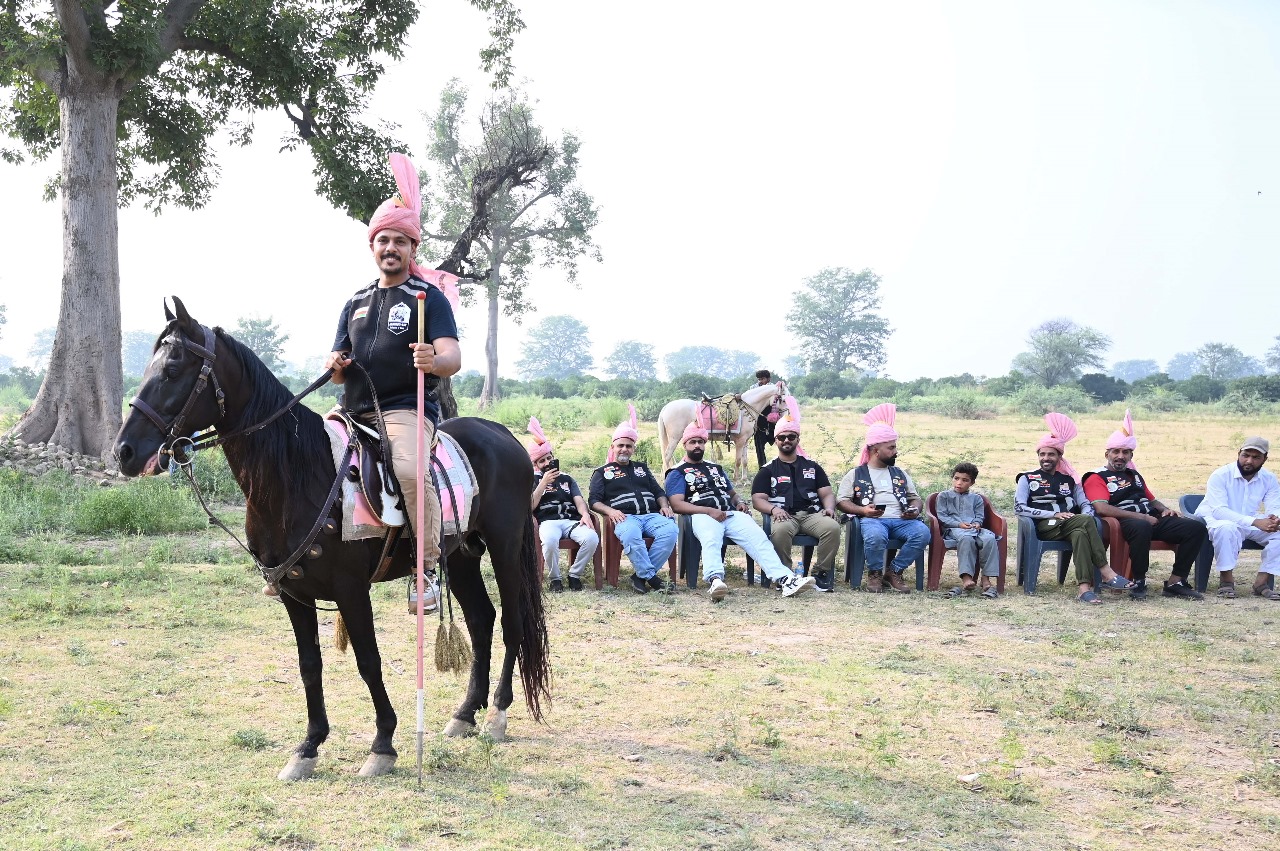 Omani bikers enjoy traditional hospitality in Sargodha's tehsil Bhalwal
