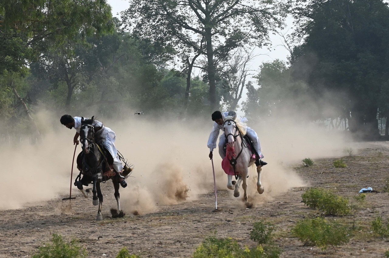 Omani bikers enjoy traditional hospitality in Sargodha's tehsil Bhalwal