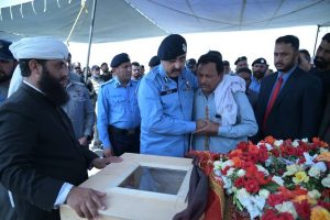 Sub-Inspector Habib Ullah laid to rest with full police honours