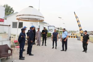 DIG Raza reviews security measures at diplomatic enclave