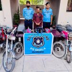 Bike lifter held, four stolen motorcycles recovered