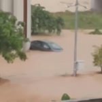 Retired officer, daughter swept away as car submerged in housing society's drain