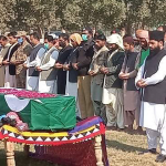 Local trader martyred in Balochistan terror attack laid to rest