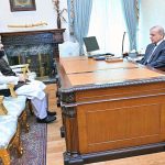 Former Federal Minister Maulana Asad Mehmood called on Prime Minister Muhammad Shehbaz Sharif