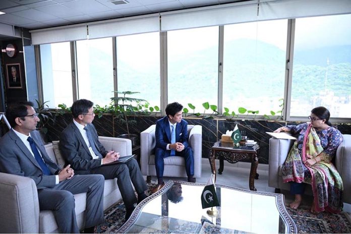 Federal Minister Shaza Fatima Khawaja's meeting with President Ali Baba Group