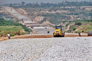 Construction work is underway on the Rawalpindi Ring Road, also known as the Rawalpindi–Islamabad Ring Road—a 38.3-kilometer highway connecting Rawalpindi and Islamabad in Pakistan. The project, which began in March 2022, is currently under construction and will feature six lanes upon completion. The ring road will start at the Channi Sher Alam Bridge near Rawat and terminate at the Thalian Interchange, linking to the Lahore-Islamabad Motorway (M-2)