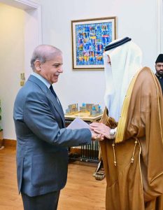 Ambassador of the Kingdom of Saudi Arabia Nawaf bin Saeed al Malikiy called on Prime Minister Muhammad Shehbaz Sharif.