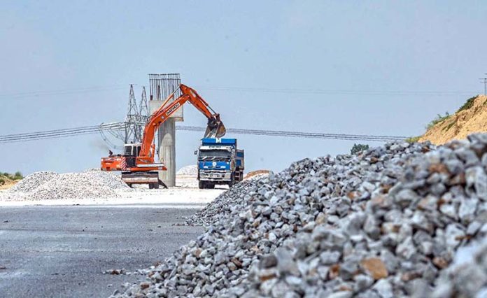 Construction work is underway on the Rawalpindi Ring Road, also known as the Rawalpindi–Islamabad Ring Road—a 38.3-kilometer highway connecting Rawalpindi and Islamabad in Pakistan. The project, which began in March 2022, is currently under construction and will feature six lanes upon completion. The ring road will start at the Channi Sher Alam Bridge near Rawat and terminate at the Thalian Interchange, linking to the Lahore-Islamabad Motorway (M-2)