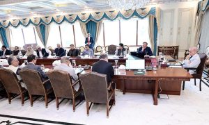 Prime Minister Muhammad Shehbaz Sharif chairs a meeting regarding civil service reforms.