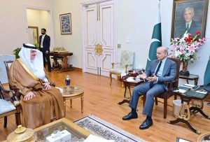 Ambassador of the Kingdom of Saudi Arabia Nawaf bin Saeed al Malikiy called on Prime Minister Muhammad Shehbaz Sharif.