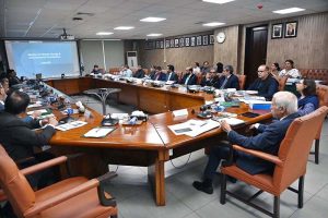 Federal Minister for Investment, Qaiser Ahmed Sheikh chair a meeting of Cabinet Committee on Regulatory Reforms (CCDRR) at Board of Investment (BOI)