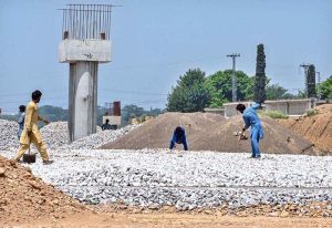 Construction work is underway on the Rawalpindi Ring Road, also known as the Rawalpindi–Islamabad Ring Road—a 38.3-kilometer highway connecting Rawalpindi and Islamabad in Pakistan. The project, which began in March 2022, is currently under construction and will feature six lanes upon completion. The ring road will start at the Channi Sher Alam Bridge near Rawat and terminate at the Thalian Interchange, linking to the Lahore-Islamabad Motorway (M-2)