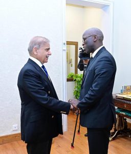 Regional Vice President of the World Bank Ousmane Dione calls on Prime Minister Muhammad Shehbaz Sharif.