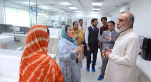 Federal Minister for Science and Technology, Khalid Hussain Magsi, visited PCSIR Laboratories Complex to review ongoing research and development activities.