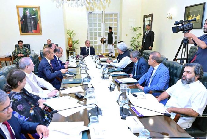 Prime Minister Muhammad Shehbaz Sharif chairs a meeting regarding matters related to FBR